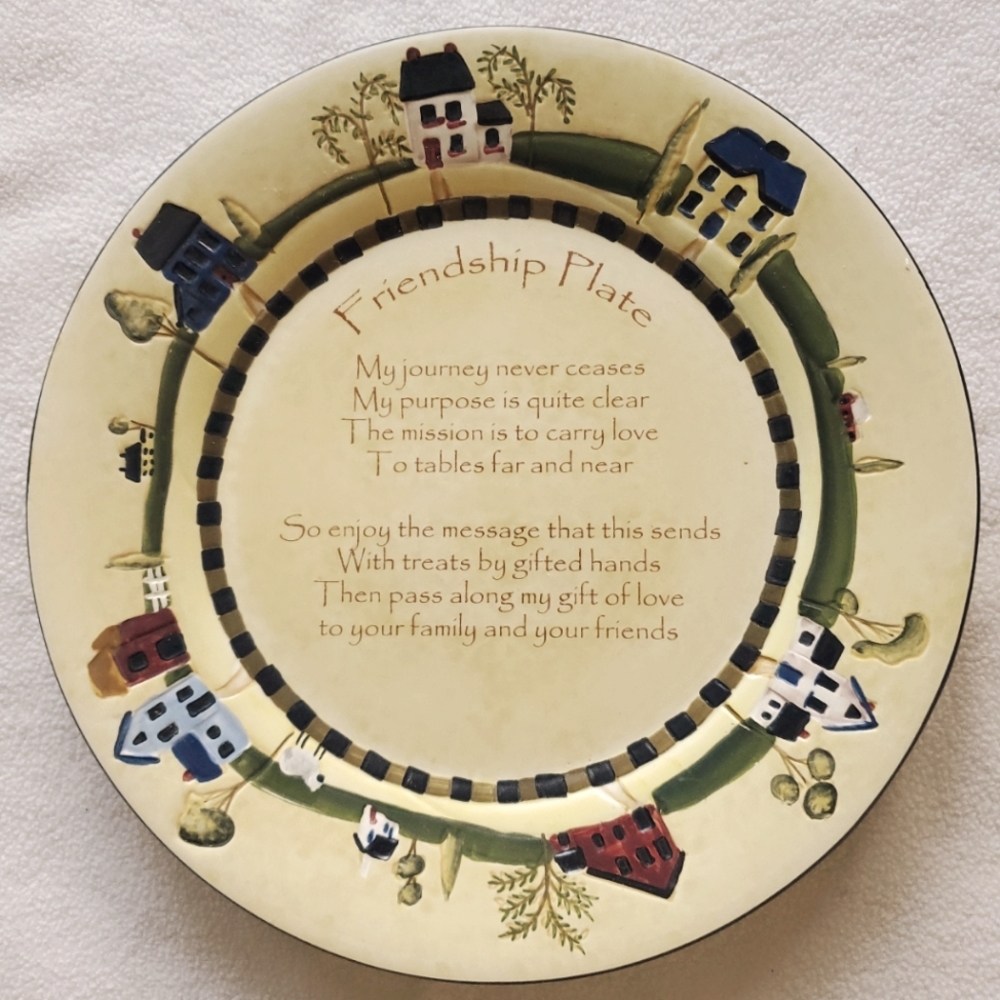 Designer Accents Friendship Plate Collector